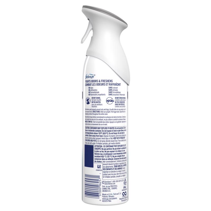 Febreze Air Effects Crisp Clean Scent Air Freshener Spray 8.8 oz Aerosol