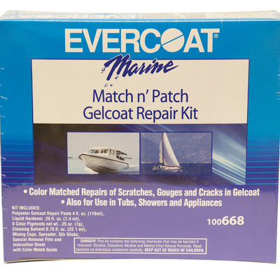 Evercoat Match N Patch Gel Coat Repair Kit