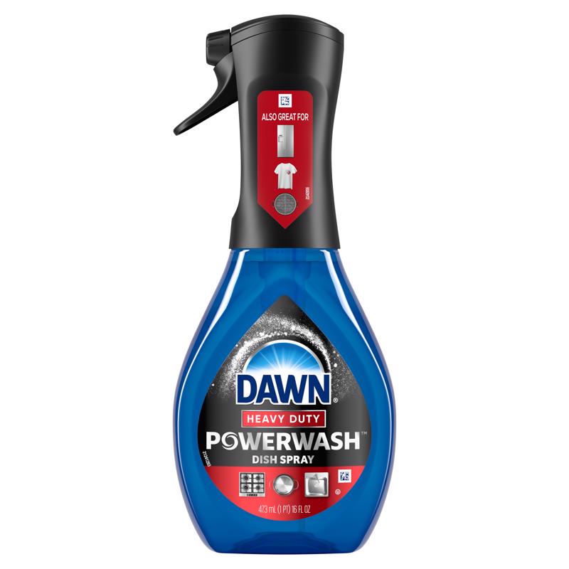 Dawn Powerwash Heavy Duty Fresh Scent Liquid Dish Spray 16 oz