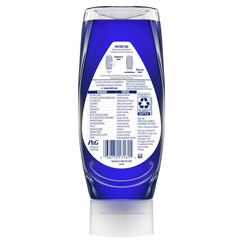Dawn Platinum Plus PowerSuds Fresh Scent Liquid Dishwashing Liquid 13.6 oz