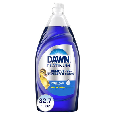 Dawn Platinum Refreshing Rain Scent Liquid Dish Soap 32.7 oz