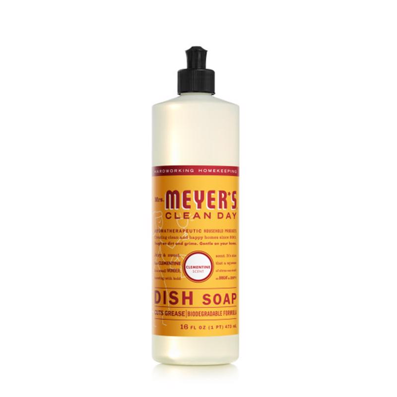 Mrs. Meyer's Clean Day Clementine Scent Liquid Dish Soap 16 oz