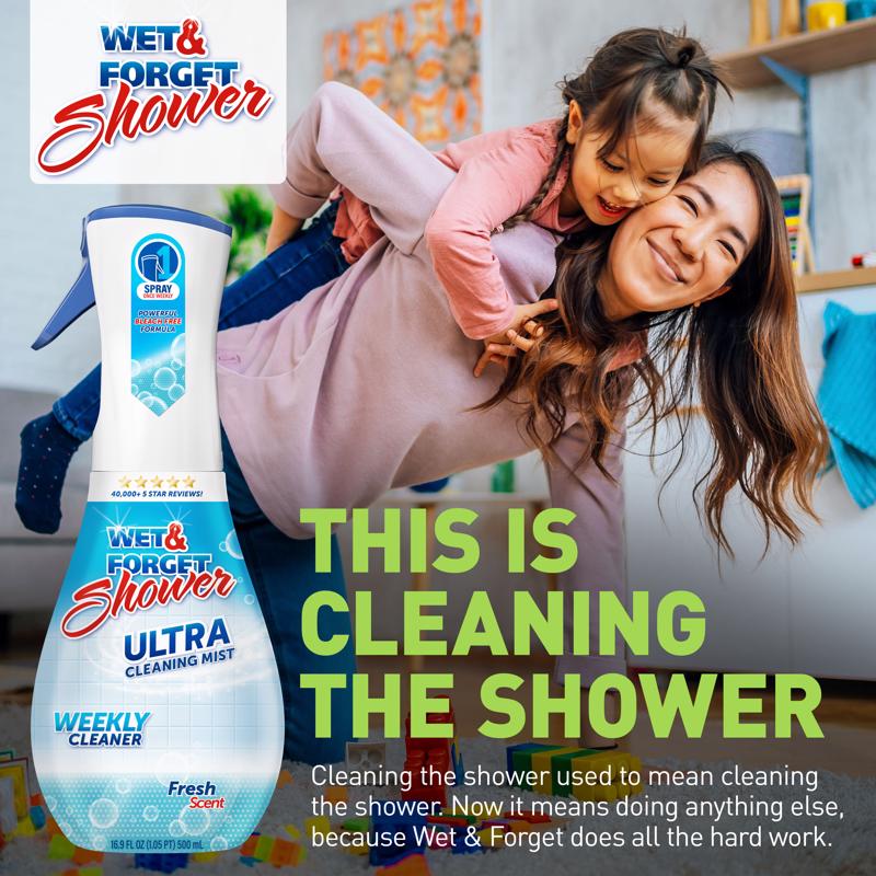 Wet & Forget Fresh Scent Shower Cleaner 16.9 oz Spray