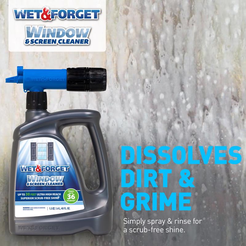 Wet & Forget Window Screen Cleaner 48 oz Spray