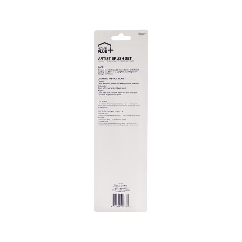 Home Plus Assorted Artist Paint Brush Set