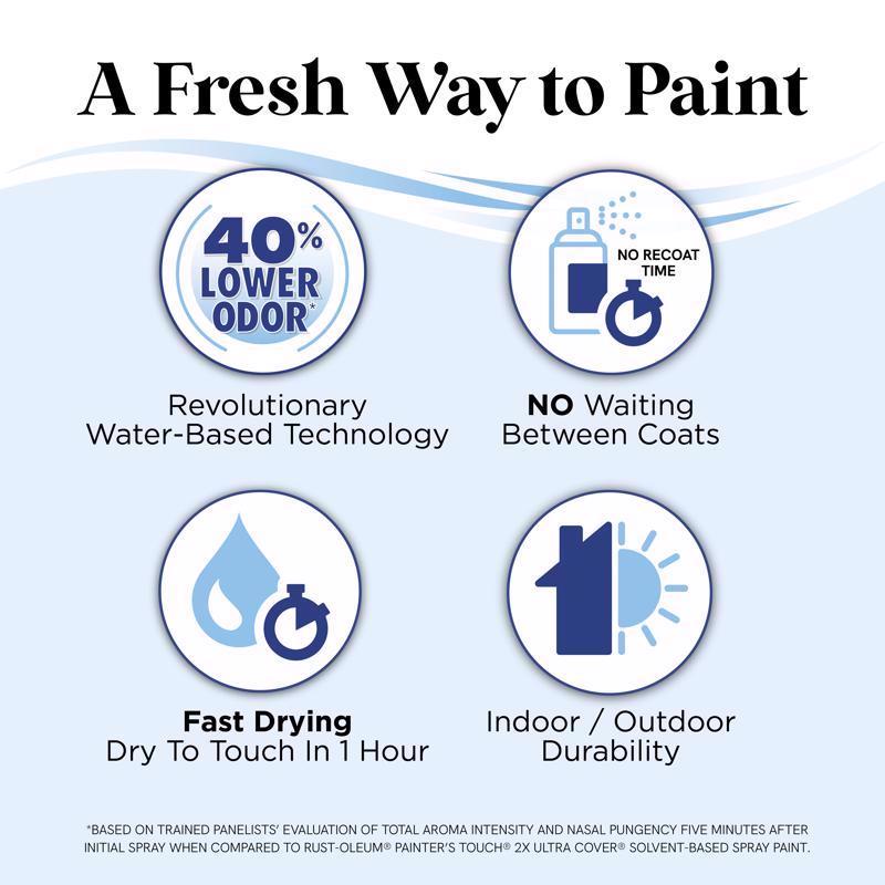 Rust-Oleum Low Odor Gloss Blackout Spray  Paint 11 oz