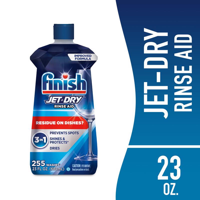 Finish Jet Dry Fresh Scent Liquid Dishwasher Booster 23 oz