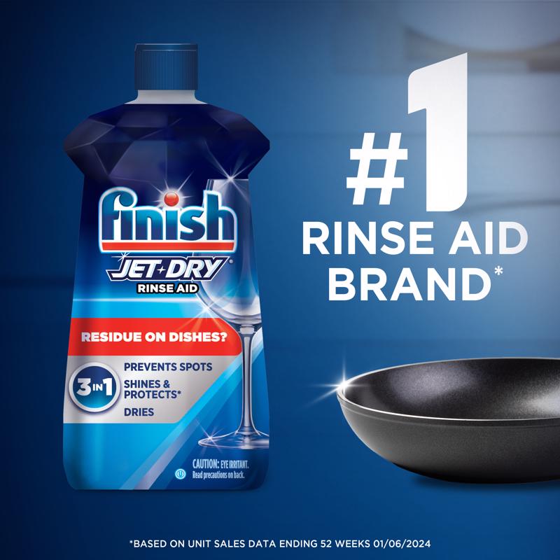 Finish Jet Dry Fresh Scent Liquid Dishwasher Booster 23 oz