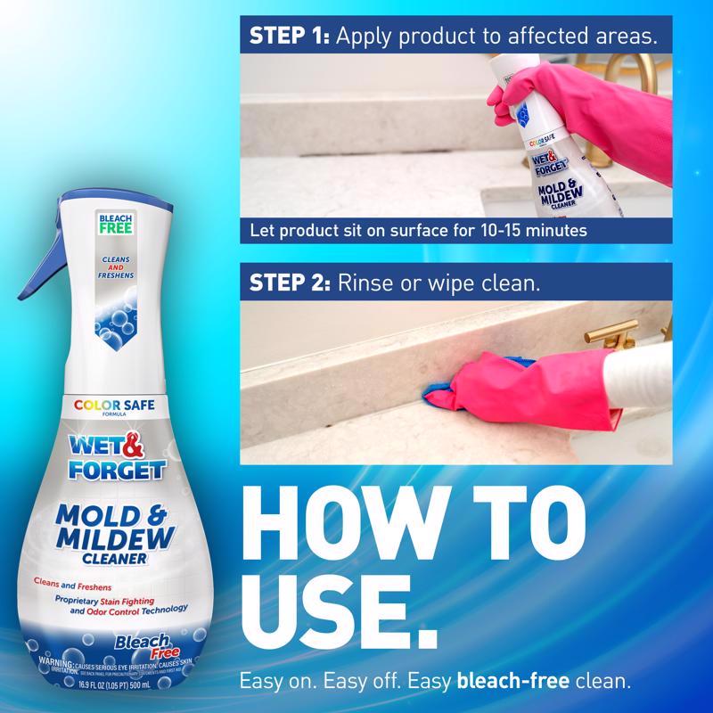 Wet & Forget No Scent Mold and Mildew Stain Remover 16.9 oz Foam