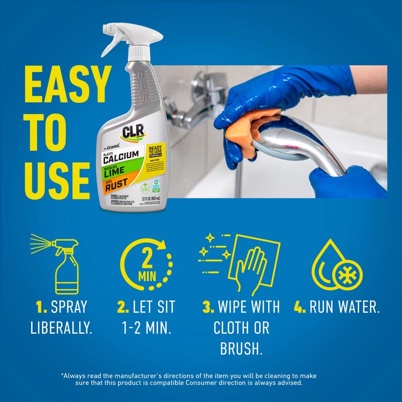 CLR Brands Calcium Rust and Lime Remover 22 fl. oz. Liquid
