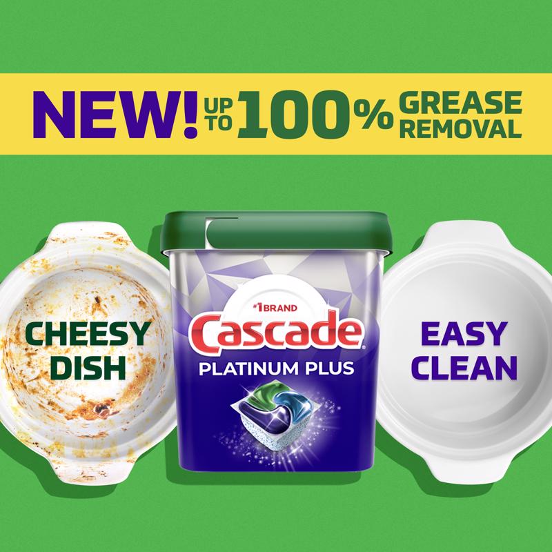 Cascade Platinum Plus Fresh Scent Pods Dishwasher Detergent 14.7 oz