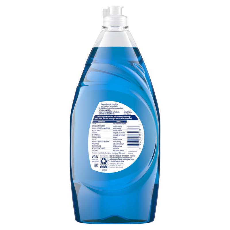 Dawn Ultra Original Scent Liquid Dishwashing Liquid 30.8 oz
