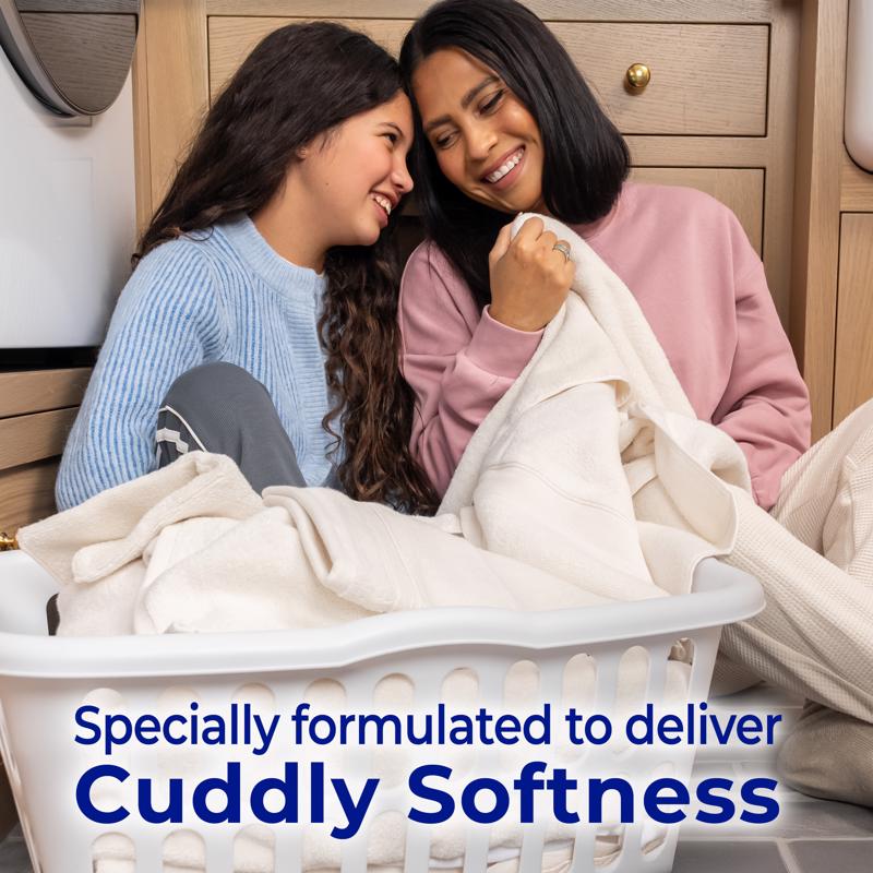Snuggle Blue Sparkle White Floral & Citrus Scent Fabric Softener Liquid 66 oz