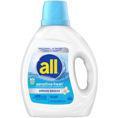 All Sensitive Fresh Spring Breeze Scent Laundry Detergent Liquid 73 fl. oz.