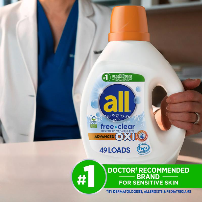 All Free & Clear Scent Laundry Detergent Liquid 73 oz
