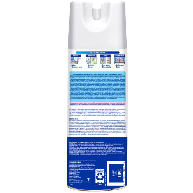 Lysol Crisp Linen Scent Disinfectant Spray 12.5 oz