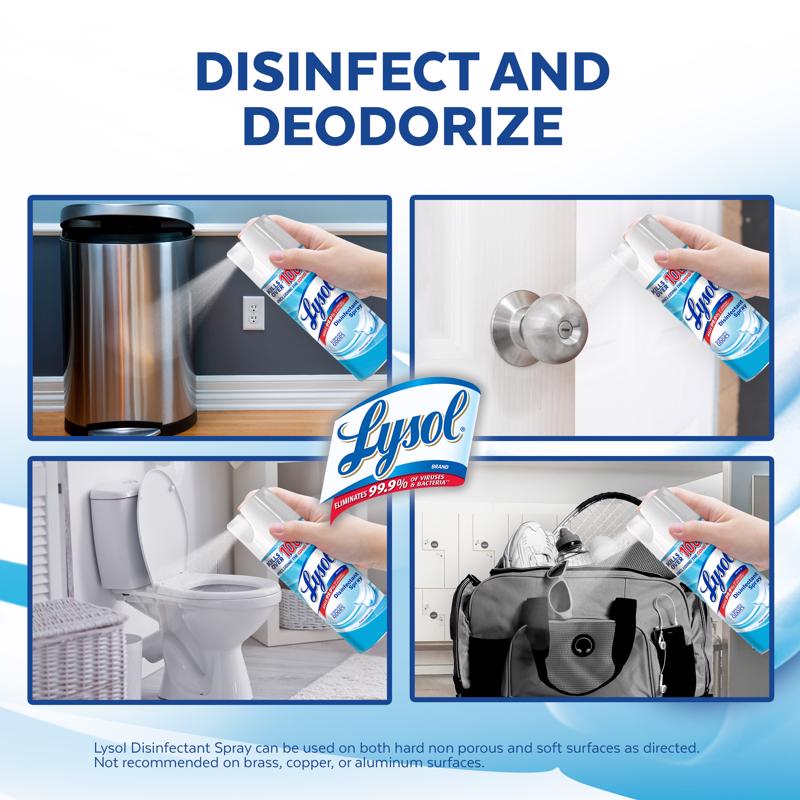 Lysol Crisp Linen Scent Disinfectant Spray 12.5 oz