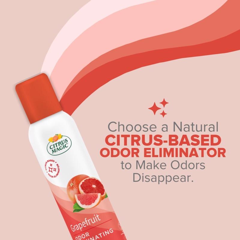Citrus Magic Grapefruit Scent Air Freshener Spray 3 oz Aerosol