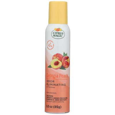 Citrus Magic Georgia Peach Scent Air Freshener Spray 3 oz Liquid