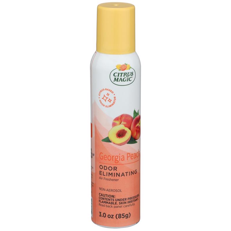 Citrus Magic Georgia Peach Scent Air Freshener Spray 3 oz Liquid