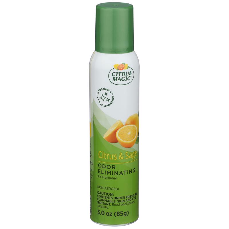 Citrus Magic Citrus and Sage Scent Air Freshener Spray 3 oz Aerosol