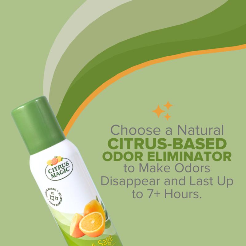 Citrus Magic Citrus and Sage Scent Air Freshener Spray 3 oz Aerosol