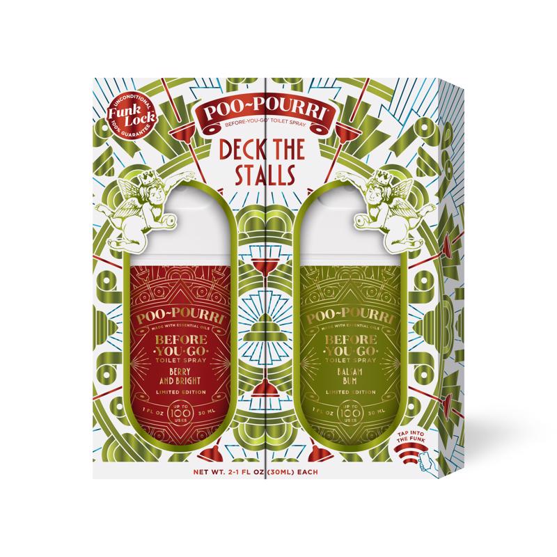Poo-Pourri Berry & Bright/Balsam Bum Scent Air Freshener Spray 2 oz Liquid 2 pk