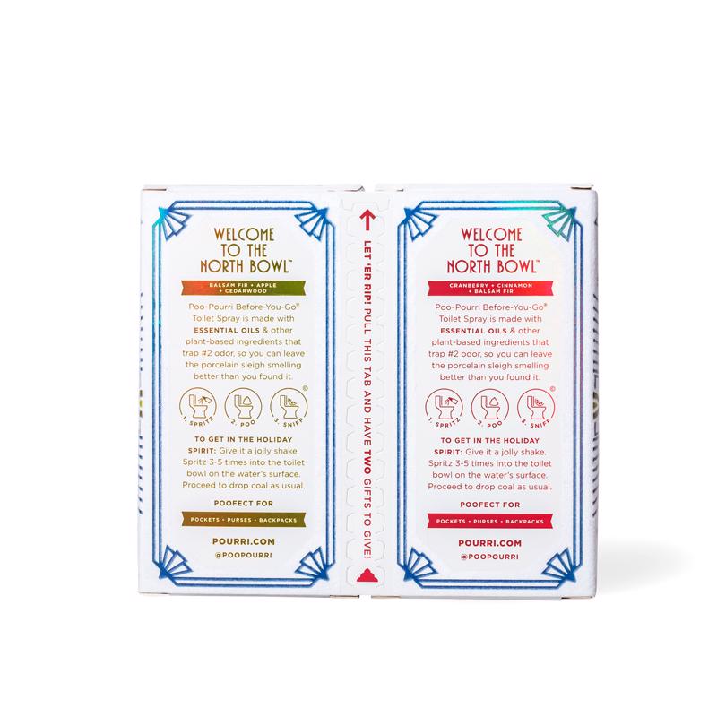 Poo-Pourri Berry & Bright/Balsam Bum Scent Air Freshener Spray 2 oz Liquid 2 pk
