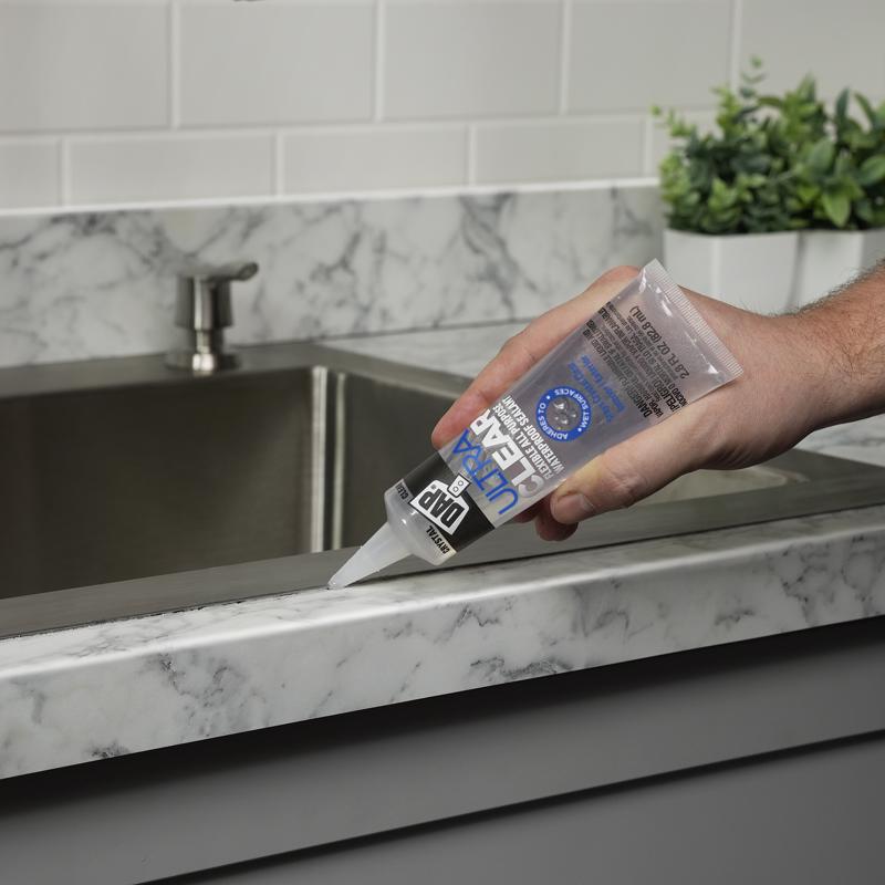 DAP Ultra Clear Silicone All Purpose Waterproof Sealant 2.8 fl. oz.