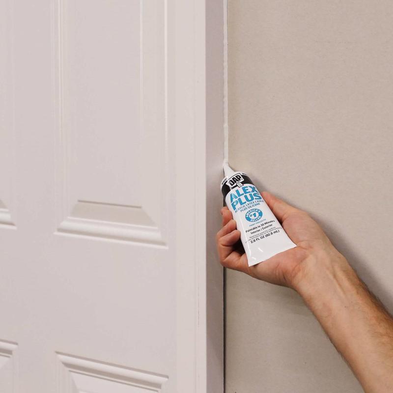 DAP Alex Plus White Siliconized Acrylic Latex All Purpose Caulk 2.8 fl. oz.