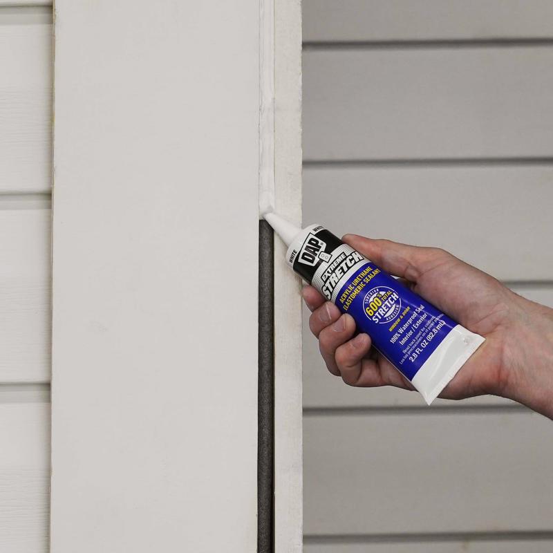 DAP Extreme Stretch White Acrylic Urethane Elastomeric Window and Door Sealant 2.8 oz