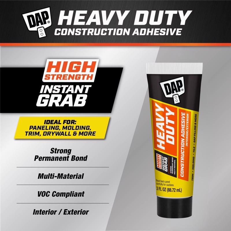 DAP Heavy Duty Construction Adhesive 3 oz