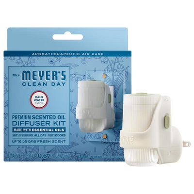 Mrs. Meyer's Clean Day Rain Water Scent Air Freshener Starter Kit 0.67 oz Liquid
