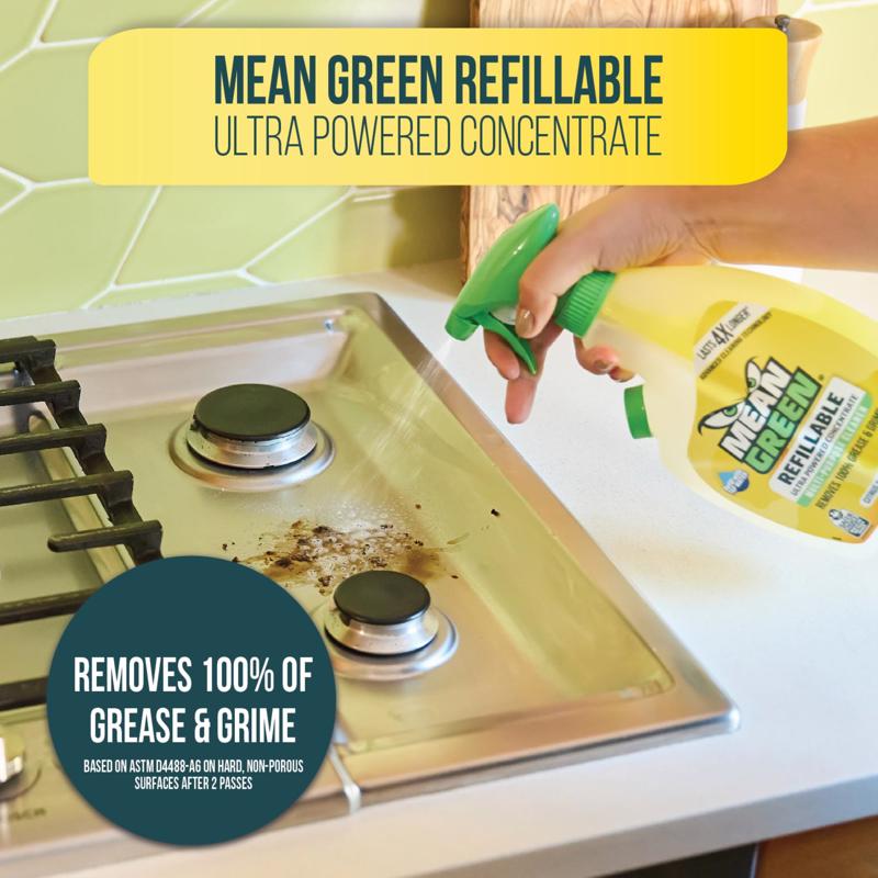 Mean Green Green Tea Citrus Scent Multi-Purpose Cleaner Liquid Spray 28.6 oz