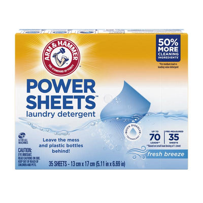 Arm & Hammer Refreshing Breeze Scent Detergent Sheets 35 pk