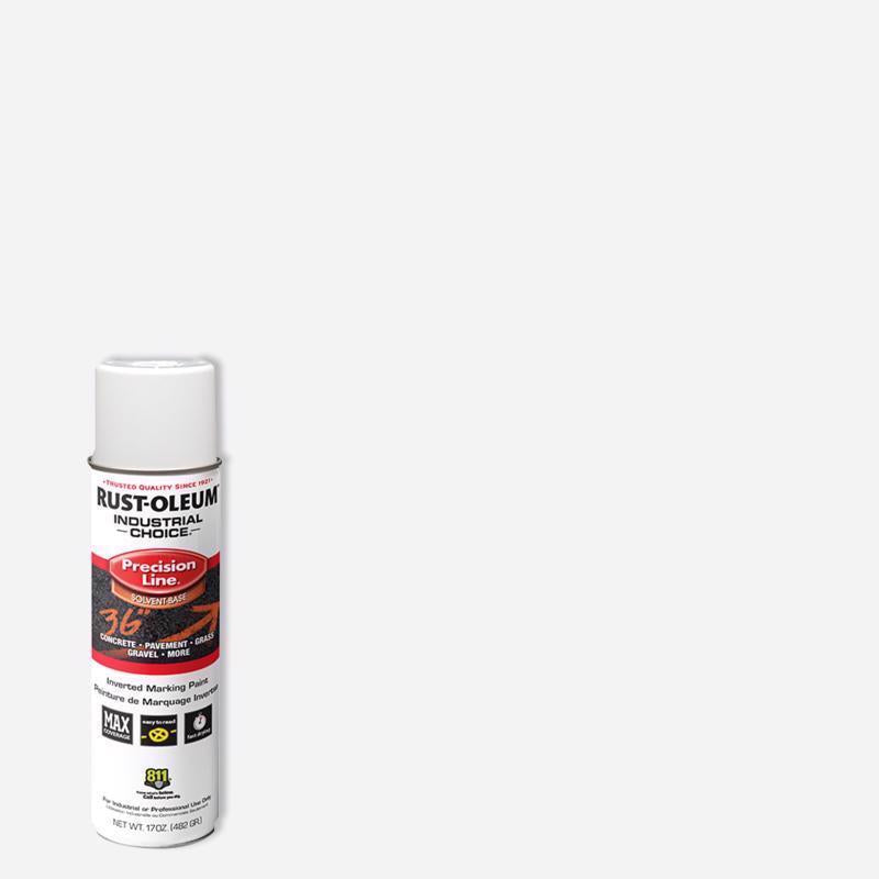 Rust-Oleum Industrial Choice - Contractor Pack(6 pk) White Inverted Marking Paint 17 oz