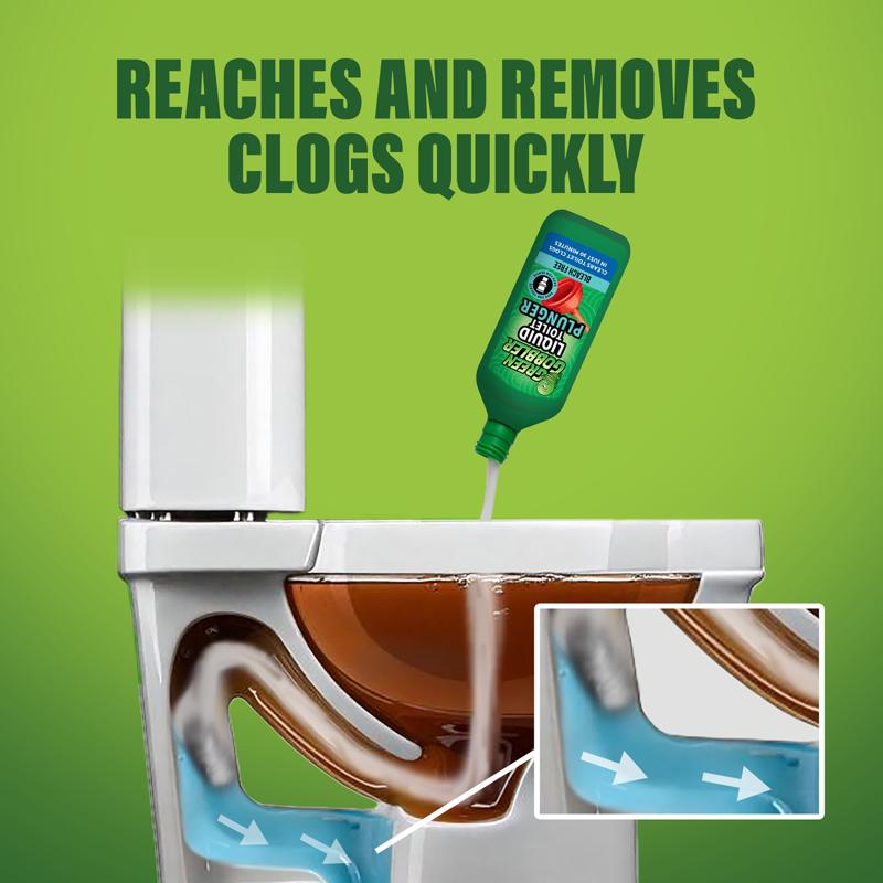 Green Gobbler Liquid Toilet Clog Remover 12 fl. oz.