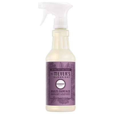 Mrs. Meyer's Clean Day Limited Edition Elderberry Scent Multi-Surface Cleaner Liquid Spray 16 fl. oz