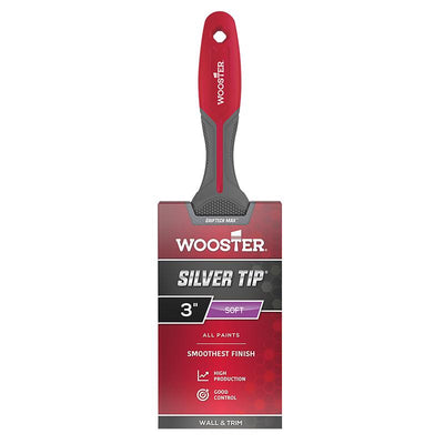 Wooster Silvertip 3 in. Soft Flat Wall Brush