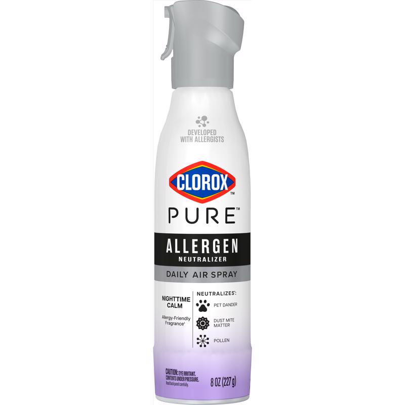 Clorox Pure Nighttime Calm Scent Air Freshener Spray 8 oz Aerosol