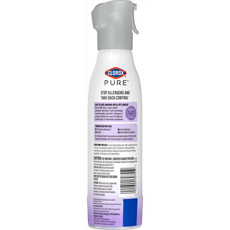 Clorox Pure Nighttime Calm Scent Air Freshener Spray 8 oz Aerosol