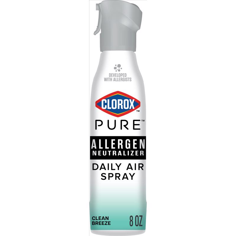 Clorox Pure Clean Breeze Scent Air Freshener Spray 8 oz Aerosol