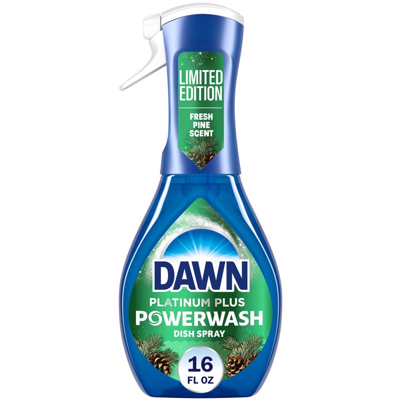 Dawn Pine Scent Liquid Dish Spray 16 oz