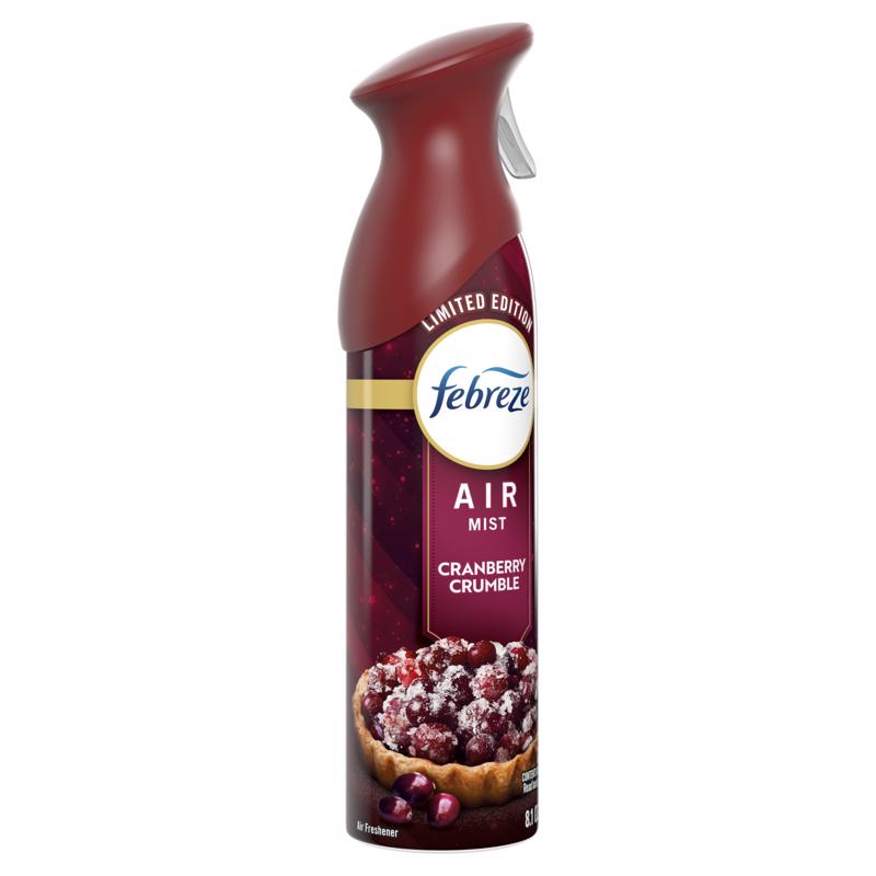 Febreze Cranberry Crumble Scent Air Freshener Spray 8.1 oz Aerosol