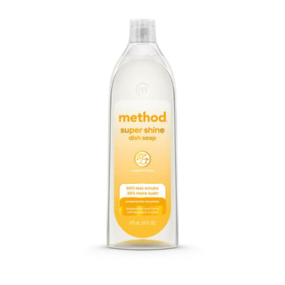Method Super Shine Coastal Citron Scent Liquid Dish Soap 16 oz