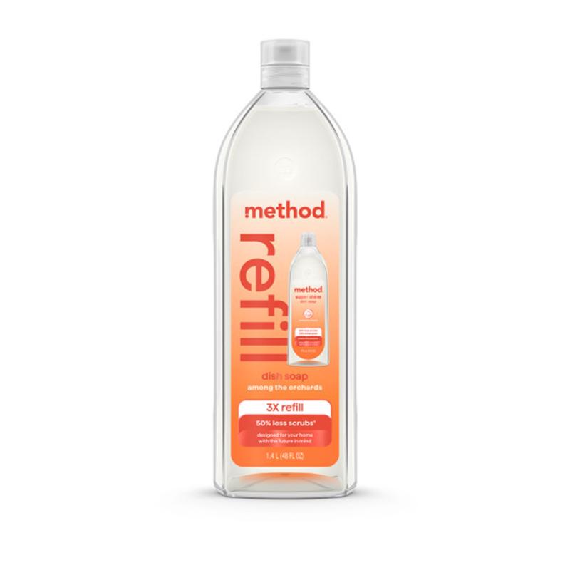 Method Super Shine Among the Orchards Scent Liquid Dish Soap Refill 48 oz