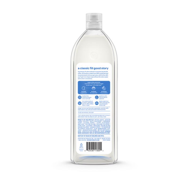 Method Super Shine Free & Clear Scent Liquid Dish Soap Refill 48 oz