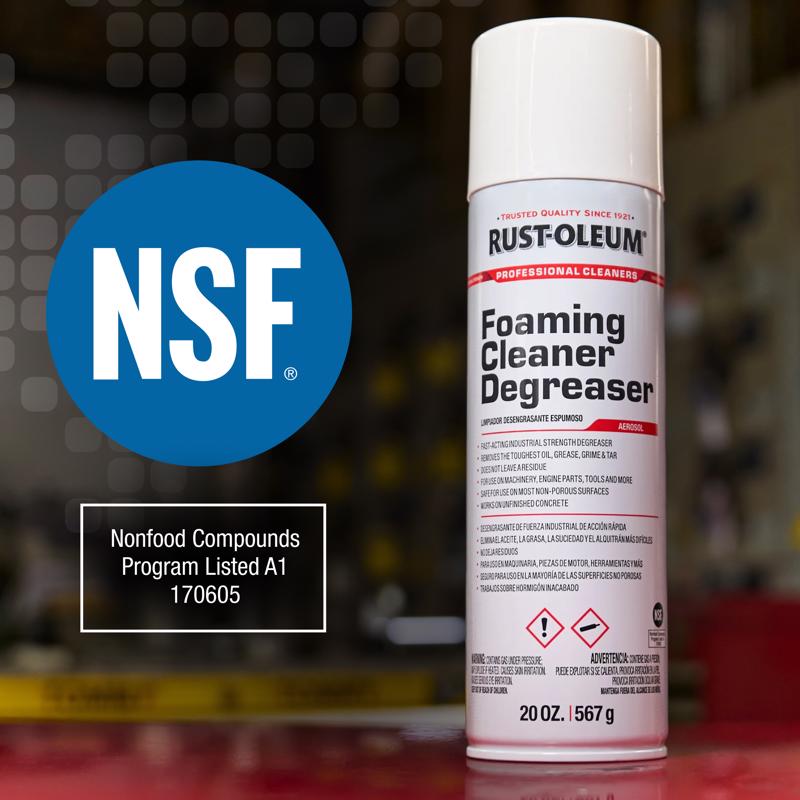 Rust-Oleum Professional Cleaners Cleaner and Degreaser 20 oz Foam