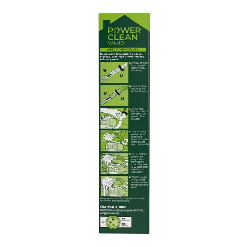 Home Armor Power Clean Wand House Wash 7 oz Tablets