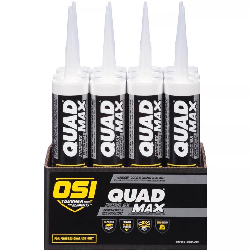 OSI Quad Max Musket Elastomeric Polymers Caulk Sealant 9.5 oz